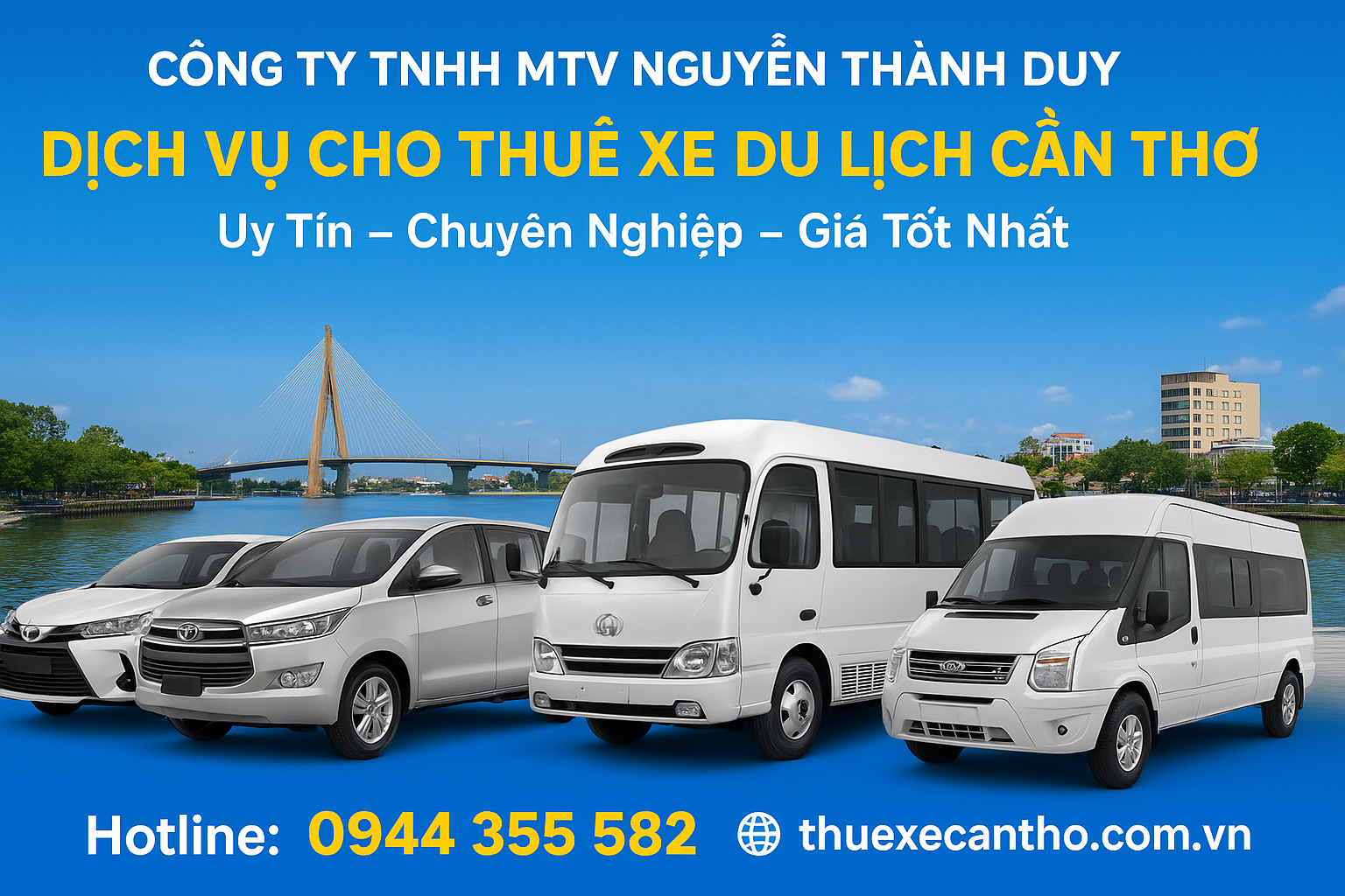 thuê xe du lịch cần thơ