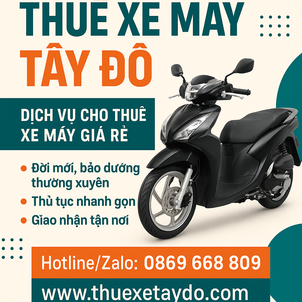 thuê xe máy Cần Thơ